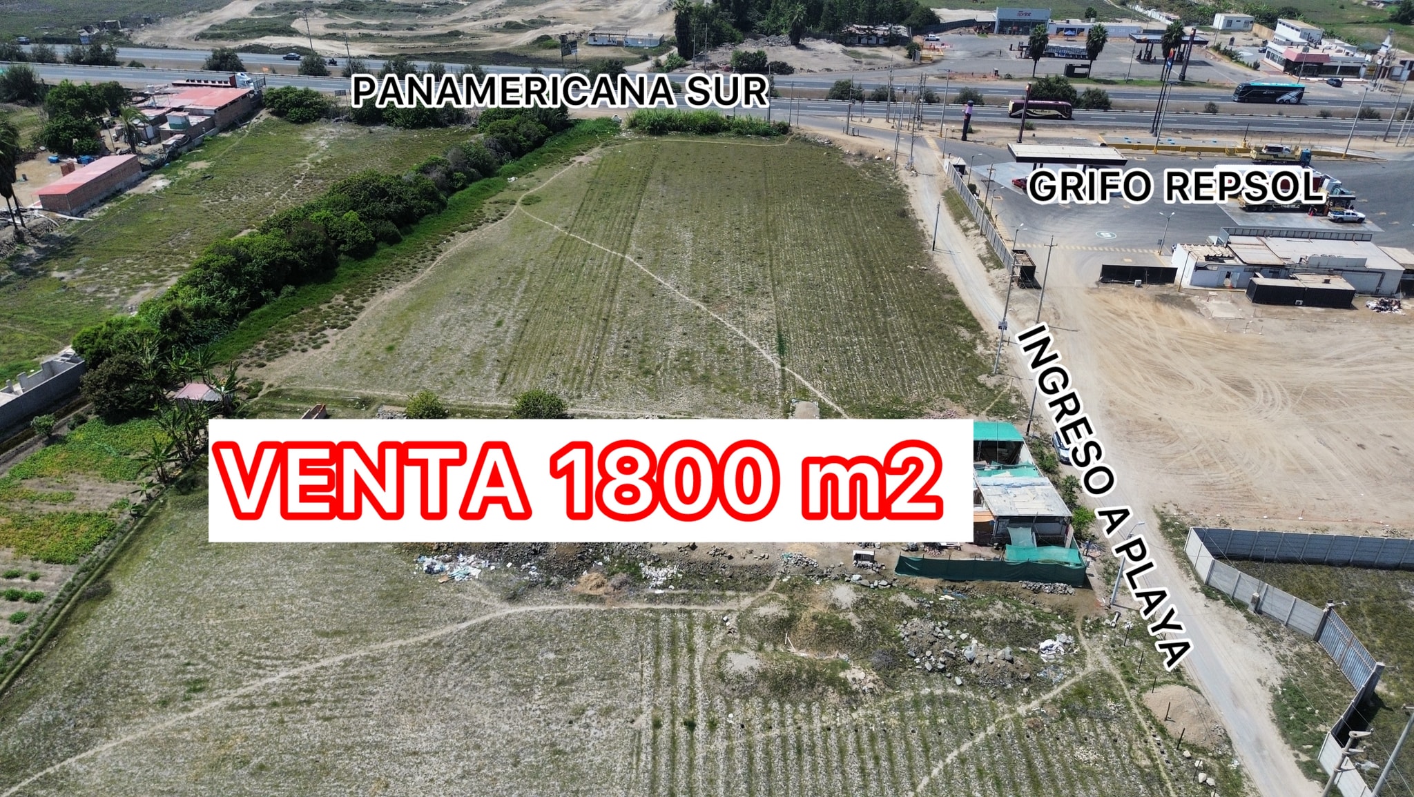 Venta de 1800 m2 en Bujama a metros de la Panamericana Sur — foto 2
